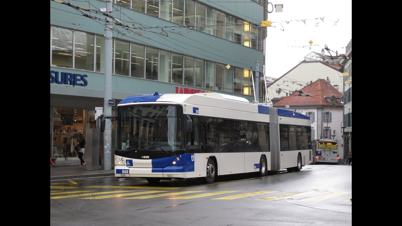 LAUSANNE TROLLEYBUSES JULY 2013