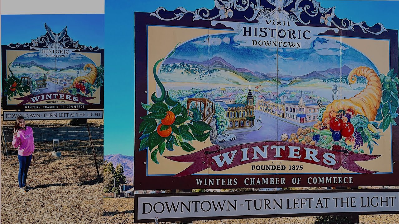 Driving Around Winters C.A| Historic Downtown |Bmoc19 Brent