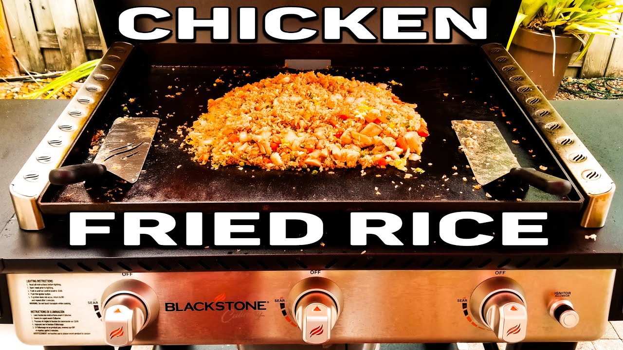 Easy Chicken Fried Rice on the Blackstone 1901 Griddle