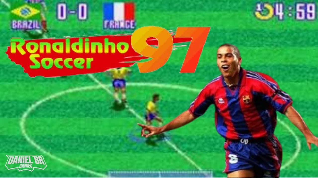 RONALDINHO  SOCCER 97 JOGANDO CAMPEONATO NÍVEL HARD  