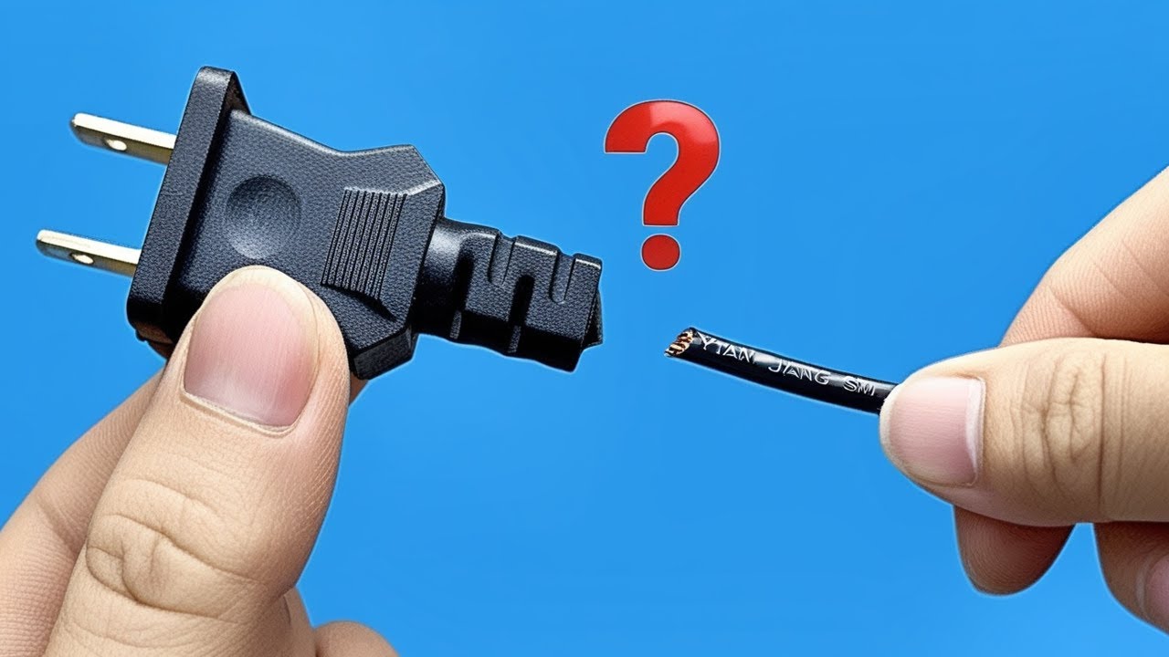 The Whole World Doesn't Know How to Fix a Broken Electrical Plug! New Invention You Need to Know
