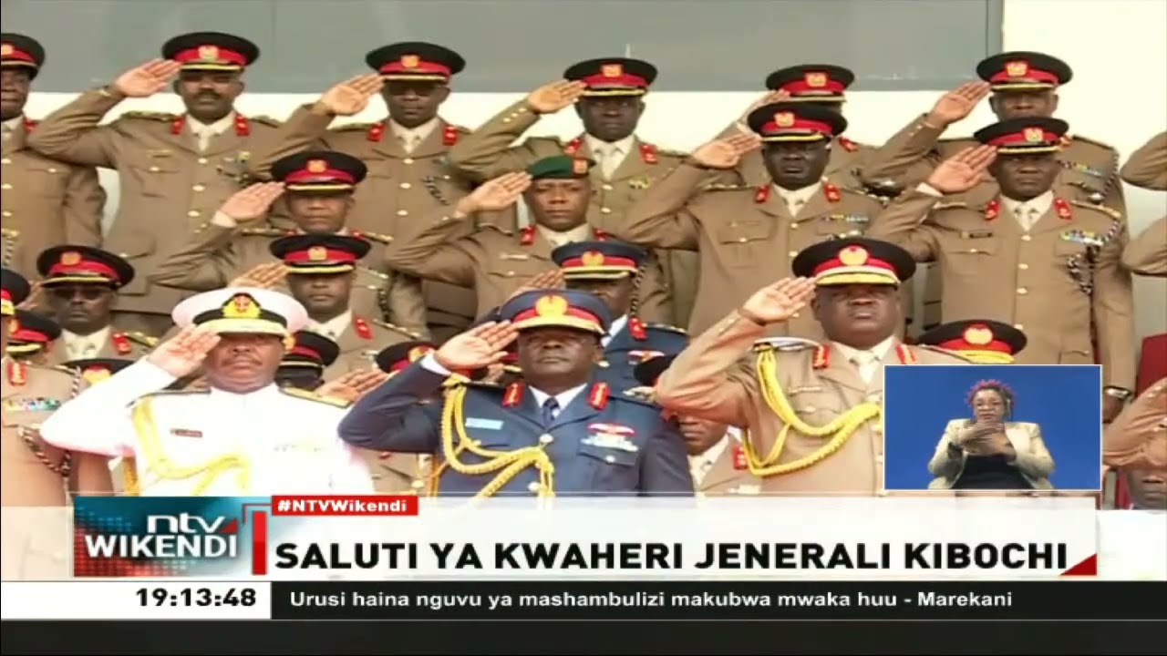 Jenerali Robert Kibochi aagwa rasmi kama mkuu wa majeshi yote Kenya