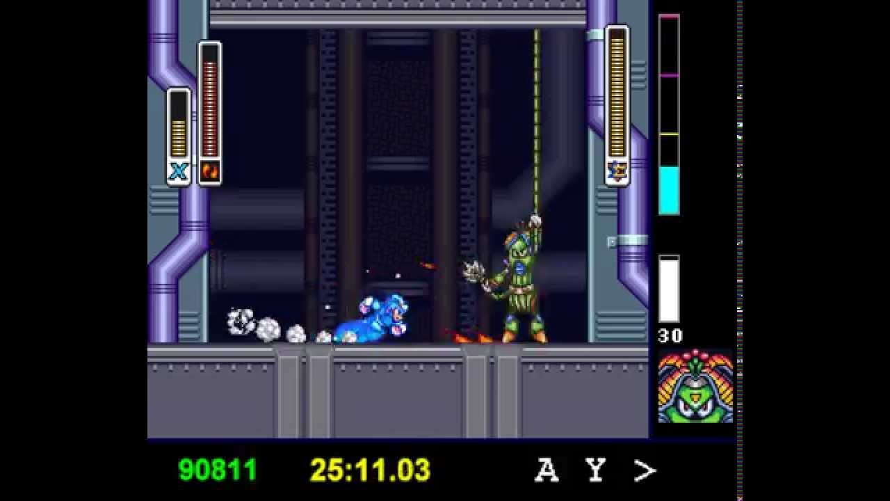 [TAS] Mega Man X2 in 31:15.15 by Hetfield90 (720p60 HD mode available)