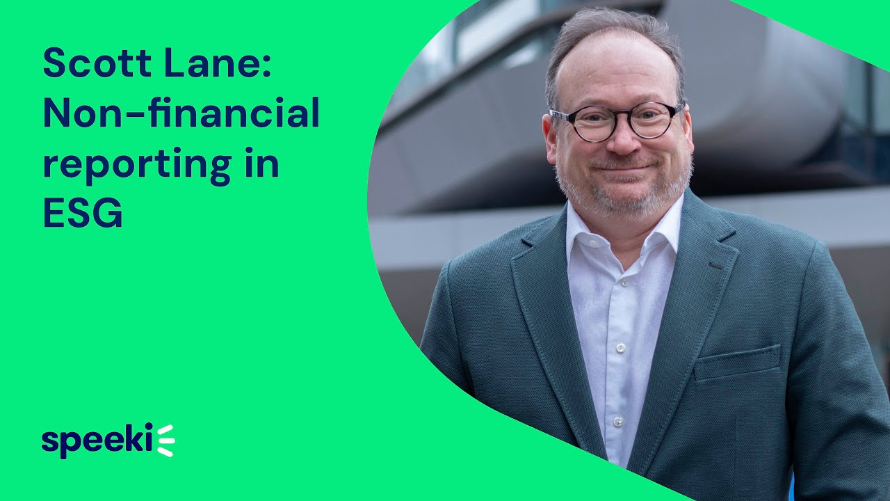Scott Lane | Advice for non-financial reporting in ESG