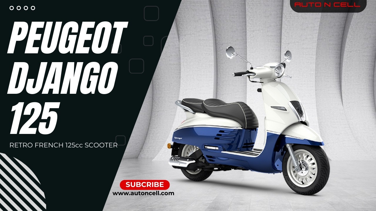 Peugeot Django 125 Launched in Nepal | 125cc Premium Retro French Scooter