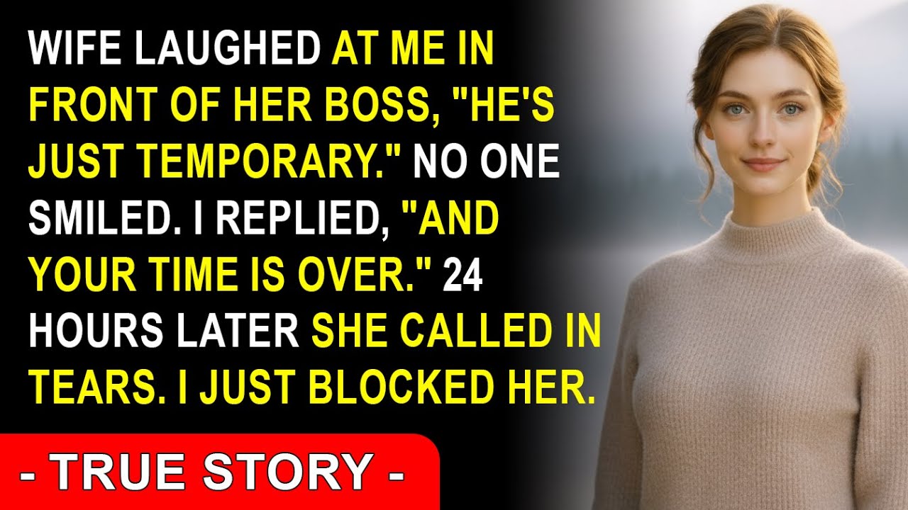 She Laughed At Me In Front Of Everyone — But Very Soon, Even She Stopped Laughing…