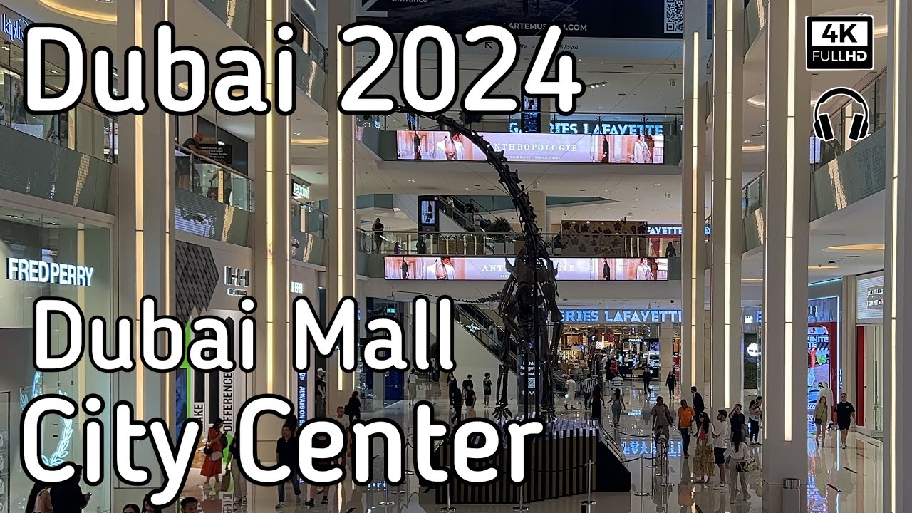Dubai Mall 4K Walking Tour | World’s Largest Shopping Mall Experience