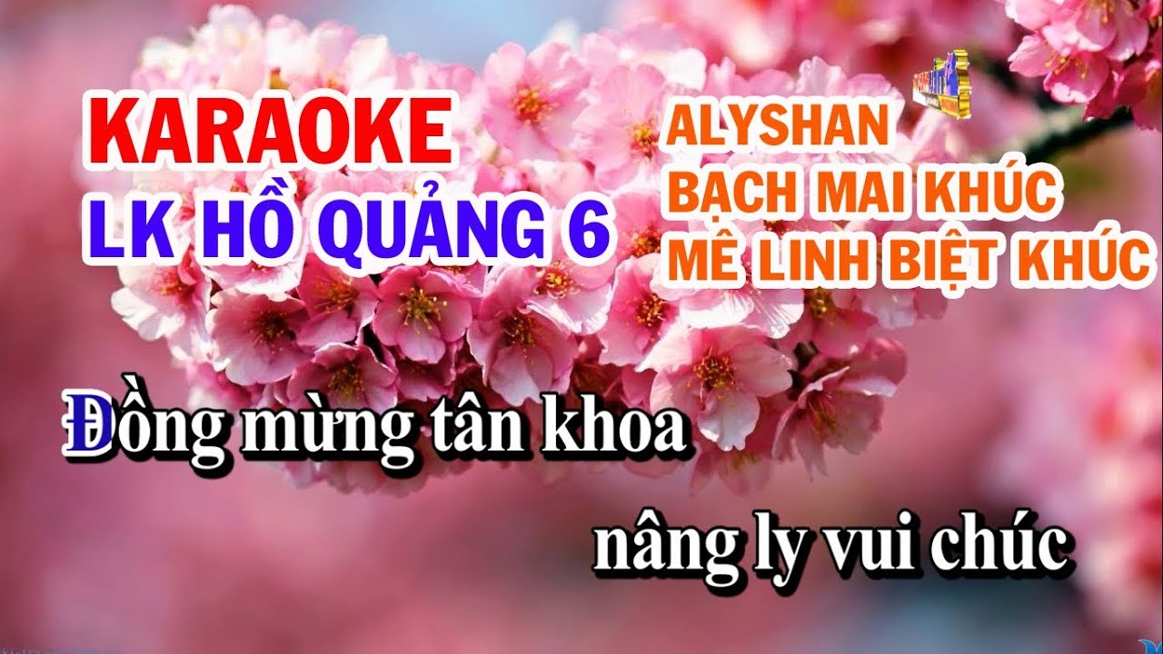 KARAOKE LK HỒ QUẢNG 6 || ALYSHAN BẠCH MAI KHÚC MÊ LINH BIỆT KHÚC || TIỂU PHƯƠNG
