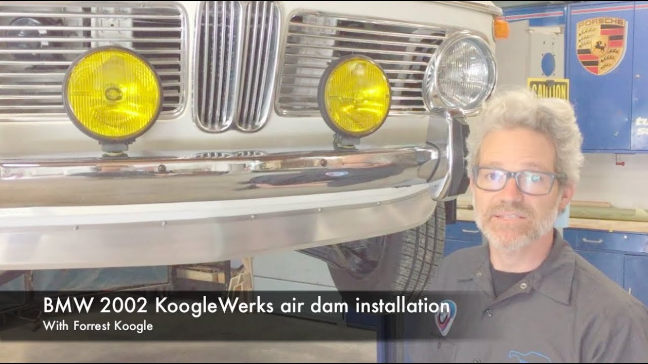 kooglewerks BMW 2002 air dam installation