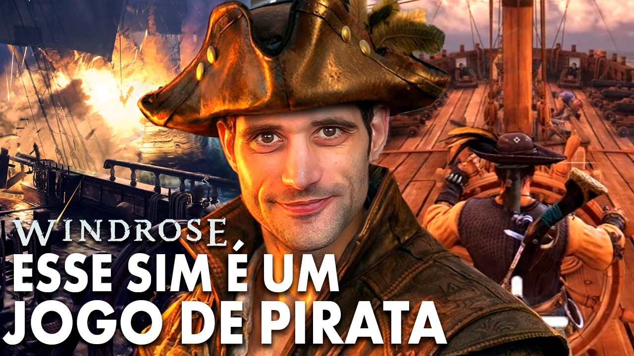 Esse SIM é um jogo de PIRATA - Windrose