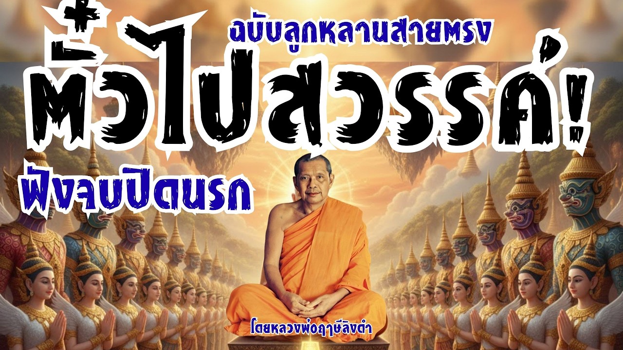 ตั๋วไปสวรรค์! ฟังจบปิดนรกฉบับลูกหลานสายตรง โดยหลวงพ่อฤๅษีลิงดำ วัดท่าซุง