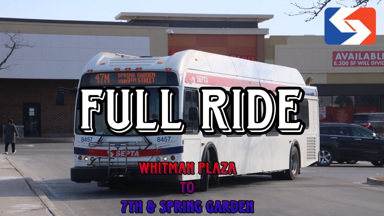 SEPTA 2010 New Flyer DE40LFR #8457 On Route 47M (FULL RIDE)