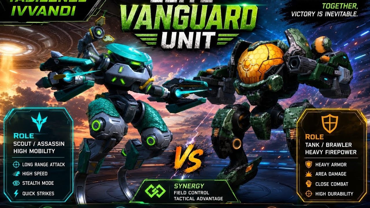 Vanguard Unit VS Battle 🔥 Who Wins? | Mech Arena Gameplay | BOTH OR PLAYERS