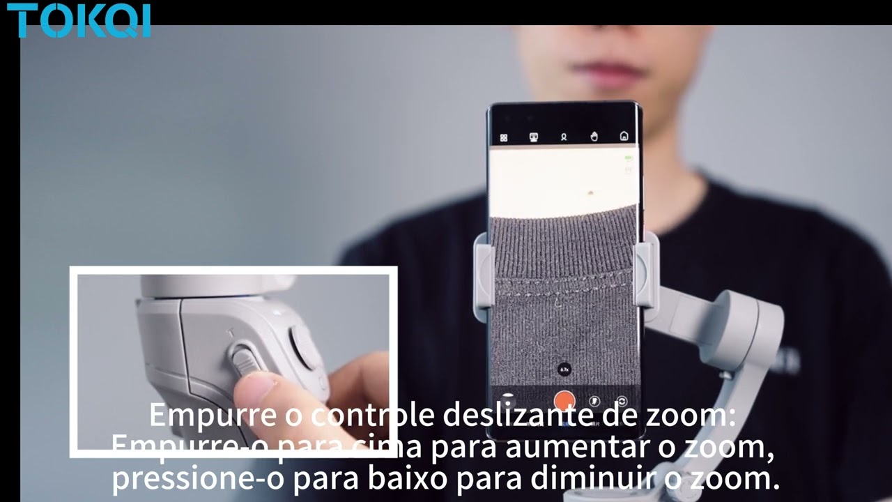 Guia do usuário do estabilizador de gimbal TOKQI de 3 eixos M01