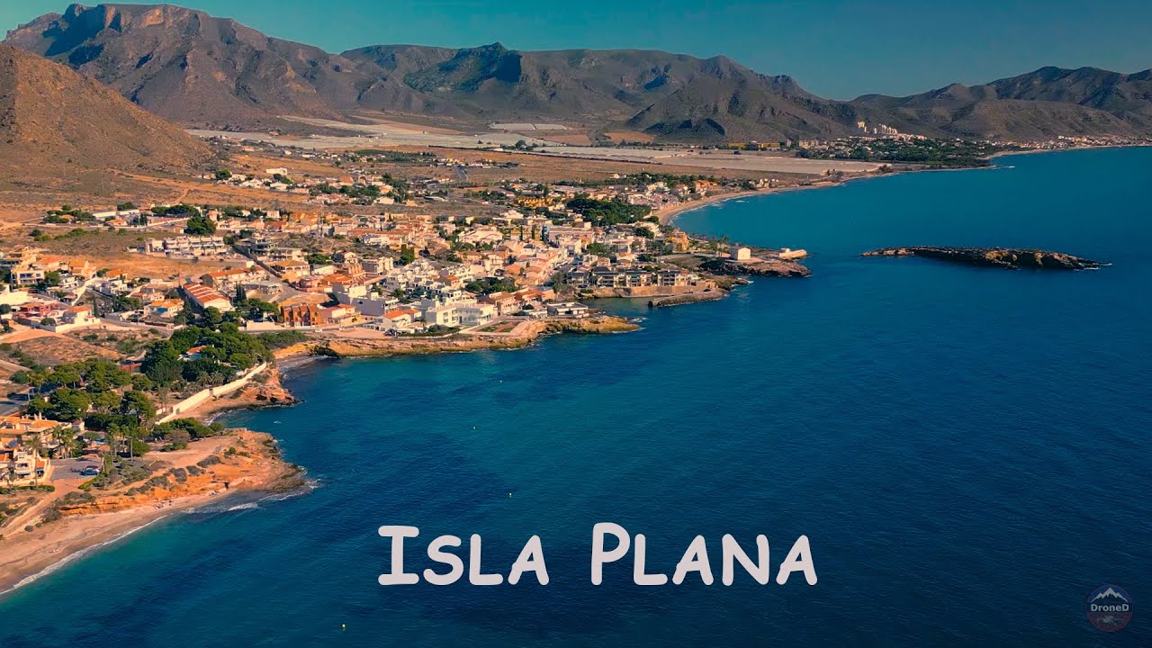 ISLA PLANA - Mazarron - Cartagena drone 4k cinematic
