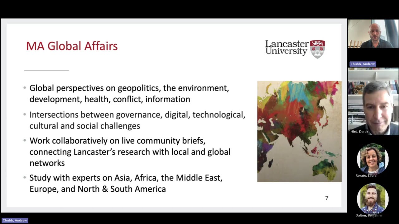 Global Leadership MA Programme Taster - MA Global Affairs