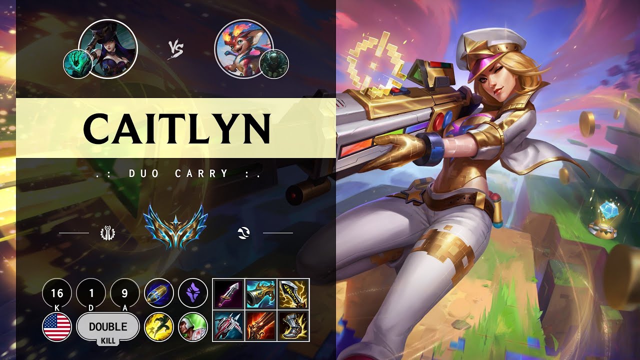 Caitlyn ADC vs Smolder - NA Challenger Patch 14.11