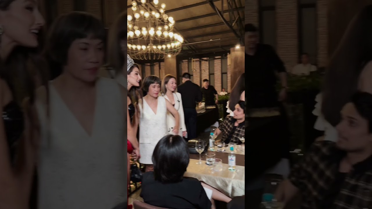 Making waves at the Miss Charm 2024 dinner, Luma Russo is a vision of beauty! 
