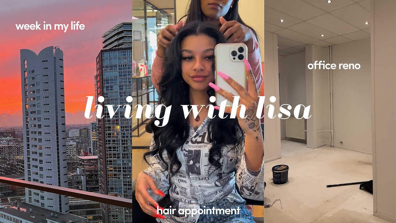 week in my life, hair appointment, office reno, mini haul & more | living with lisa 🤍