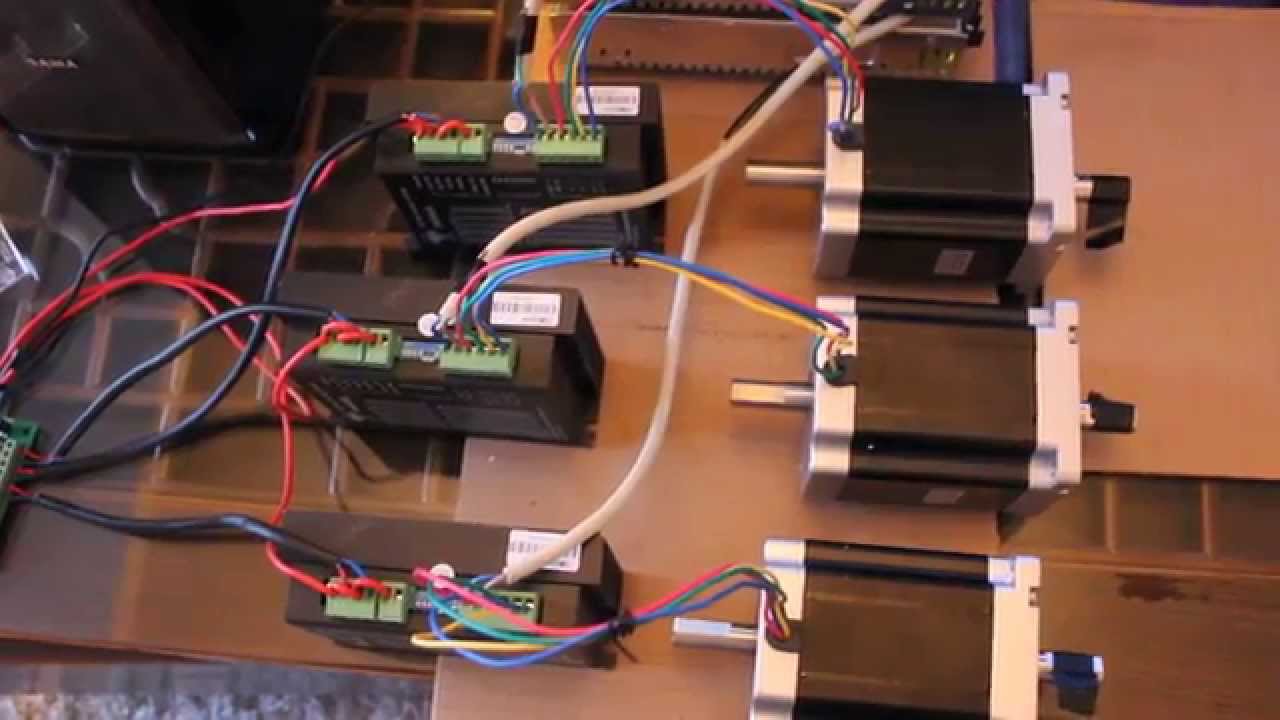Longs 3 axis CNC kit part 1: wiring