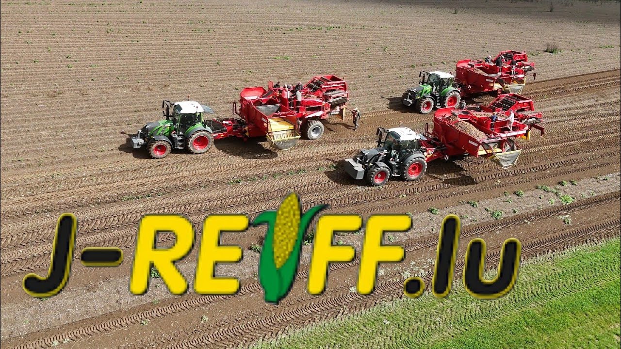 J-Reiff mit 4 Roder in den Kartoffeln #farming #fendt #grimme #kartoffeln 
