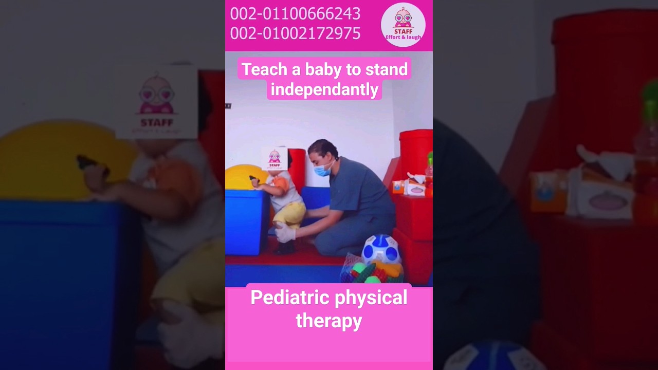 teach a baby to stand independantly | so cute #baby #b&eacute;b&eacute; #physiotherapy #cerebralpalsy #fizyoterapi
