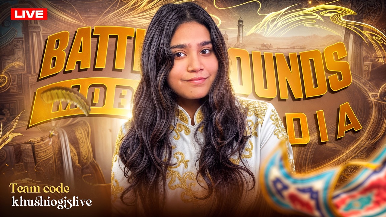 4.2 BGMI LIVE TEAMCODE  W KHUSHIOG #bgmilive #shortfeed #shorts #girlgamer #pubgmobile #rpgiveaway