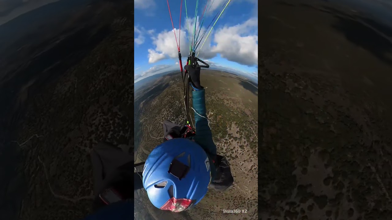 La Giara di Setzu in parapendio