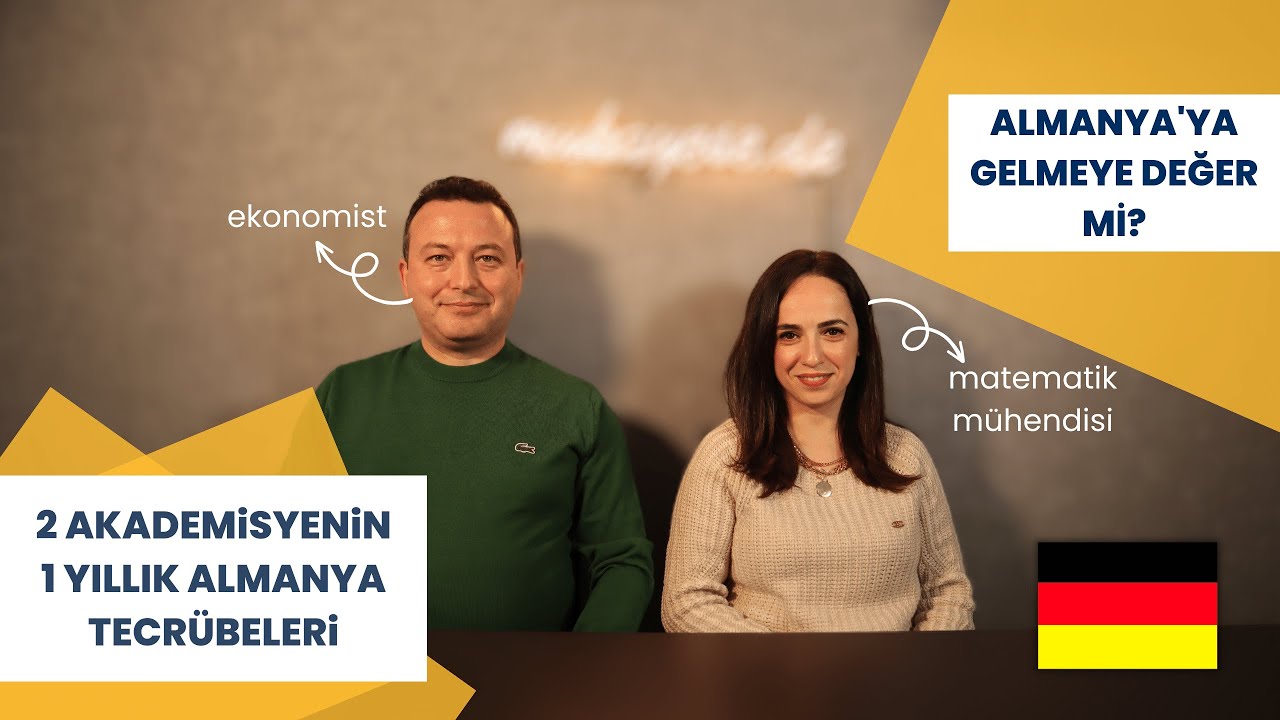 1 yıl Almanya'da kaldılar şimdi dönüyorlar! 2 akademisyenin Almanya deneyimleri...