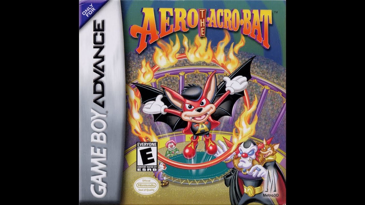 Game Boy Advance - Aero the Acro-Bat 'Title & Intro'