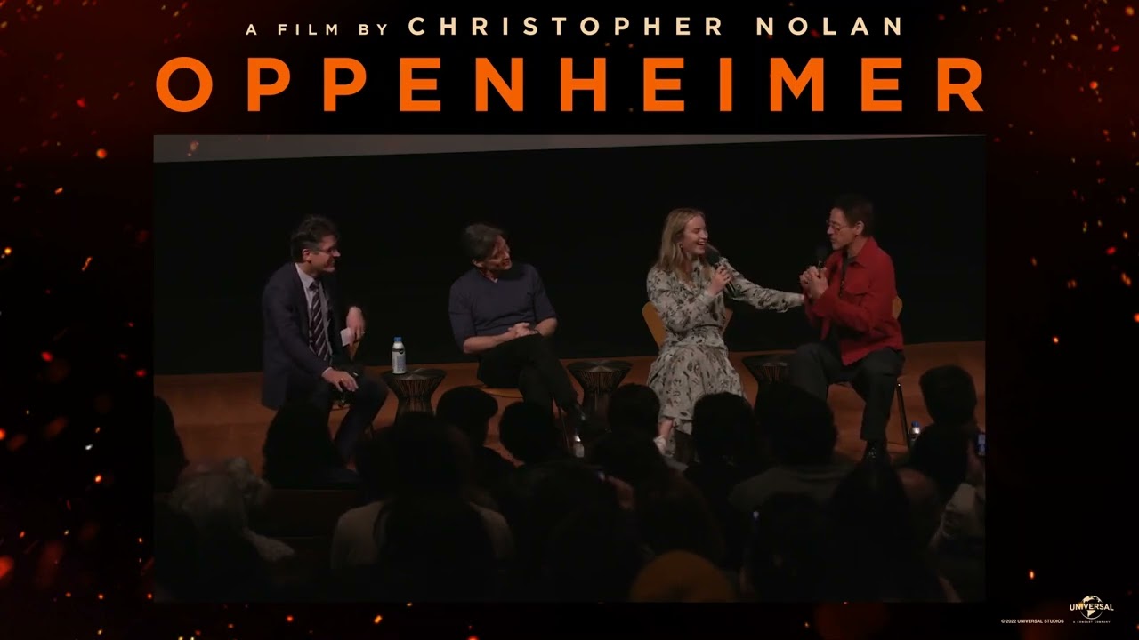 Oppenheimer FYC Panel | Cillian Murphy, Emily Blunt & Robert Downey Jr