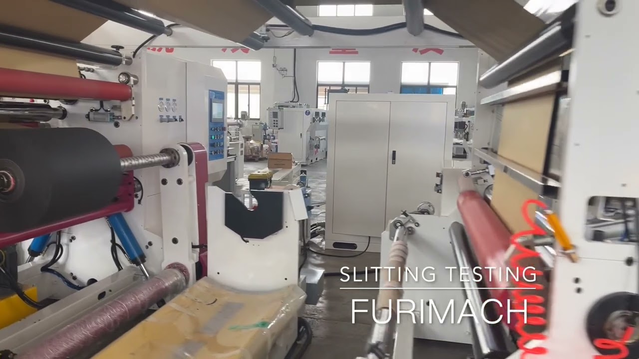 SLD-12244TH Foam and Double-sided Tape Laminating and Slitting Machine