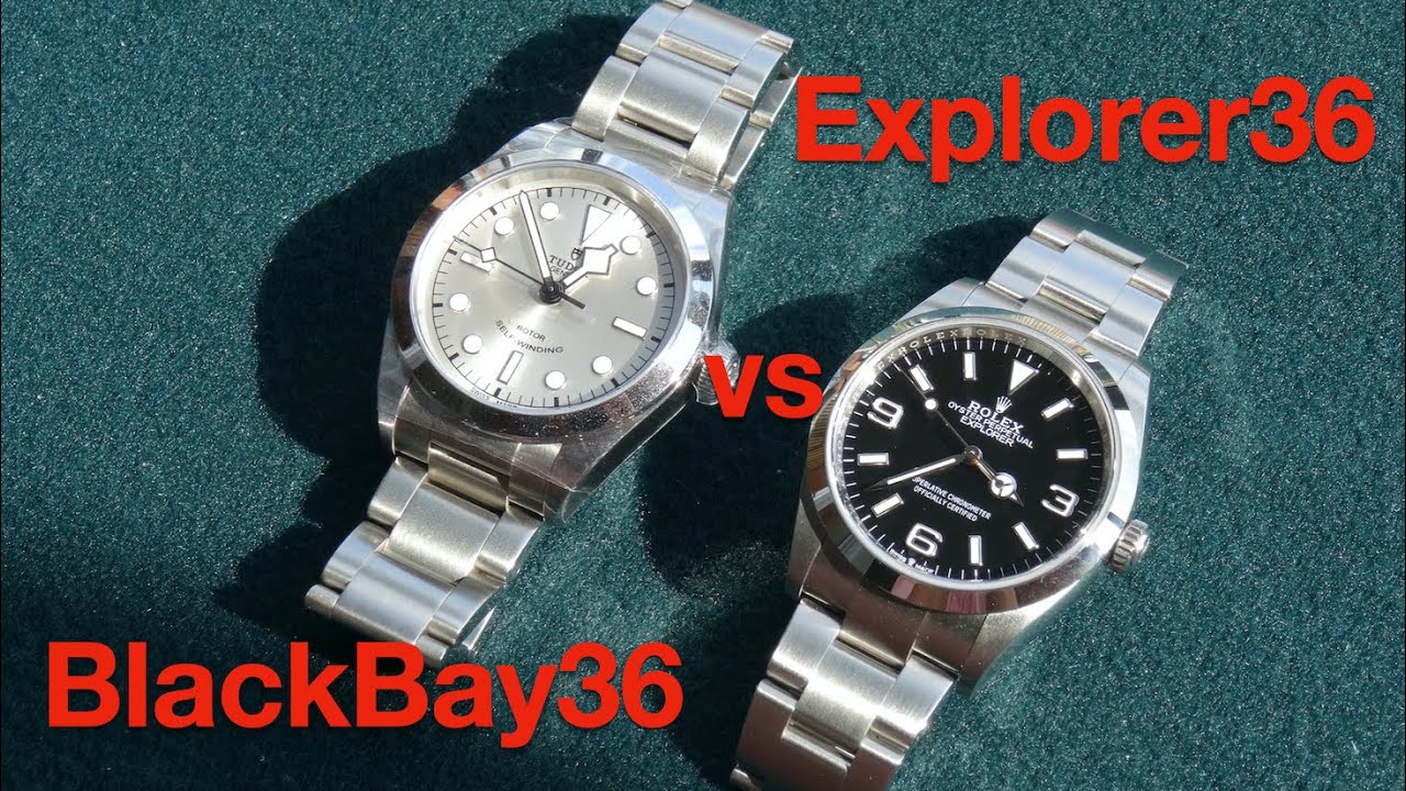 Comparing the New 2021 36mm ROLEX Explorer (124270) and the 2021 TUDOR BlackBay 36 Silver Dial
