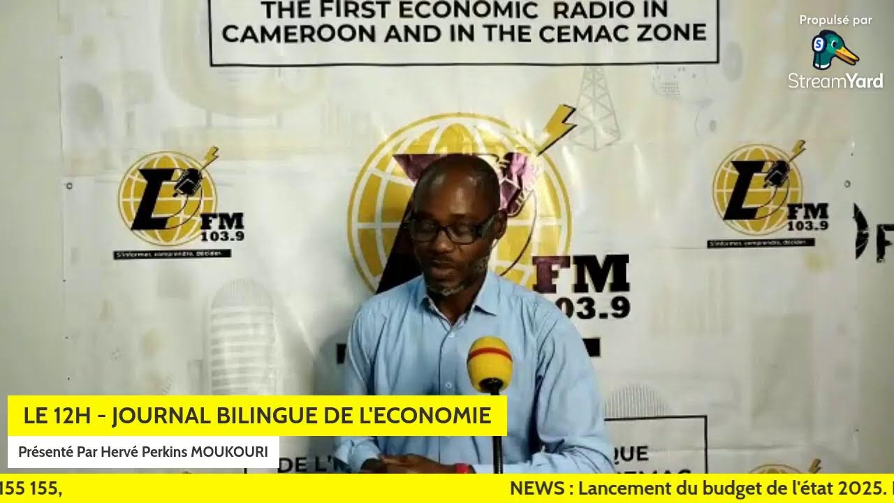 🚨EN DIRECT 🚨: LE 12H - JOURNAL BILINGUE DE L'ECONOMIE