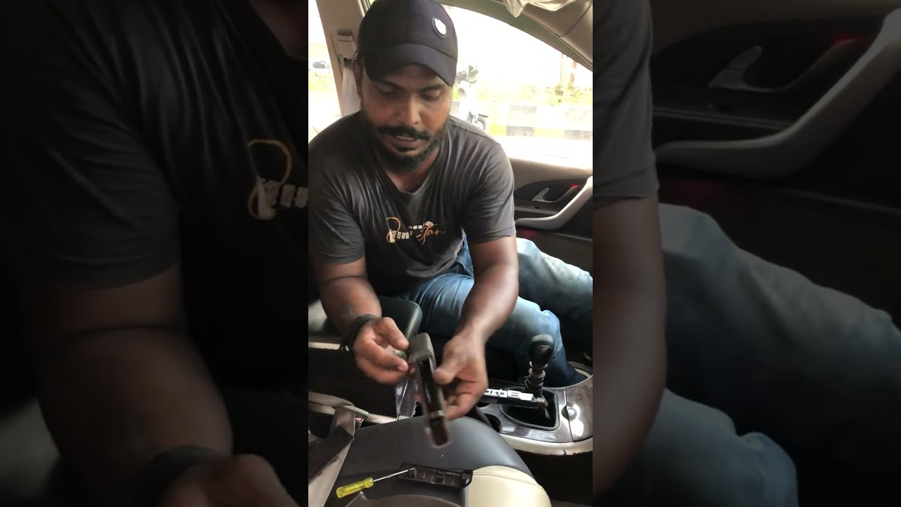 HOW TO INSTALL HANDBRAKE LEVER COVER OF XUV500😘 