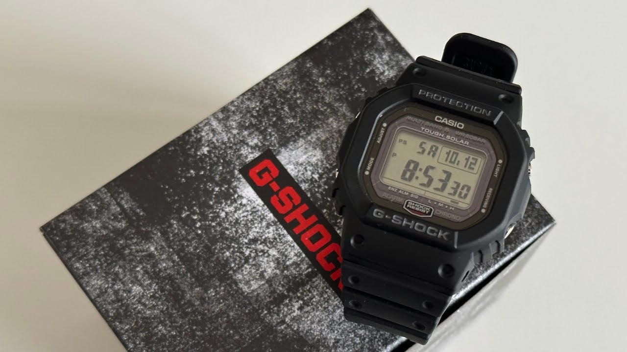 Casio G-Shock GW-5000U-1 (распаковка)