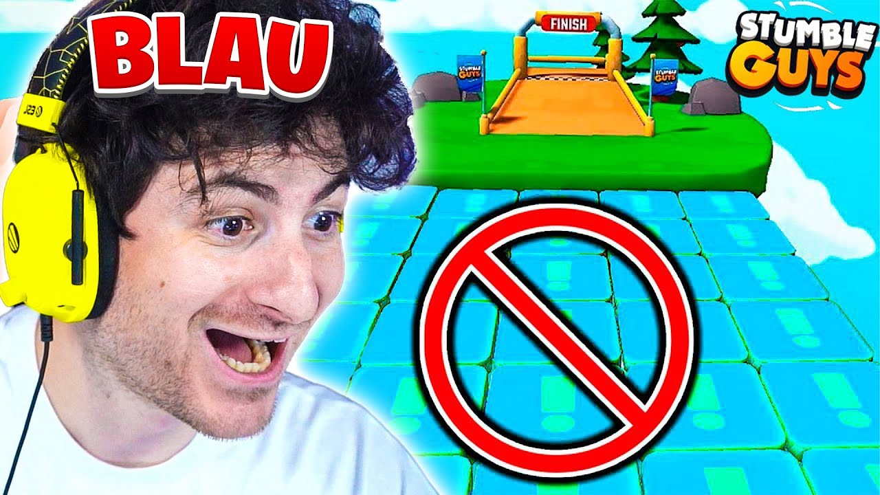 es ist VERBOTEN BLAU🔵 zu BERÜHREN in Stumble Guys