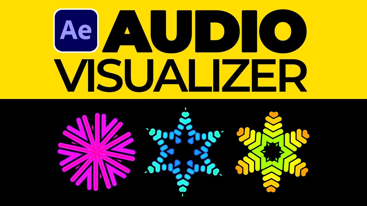 How to Create Unique Visualizer Shapes for After Effects Audio Spectrum