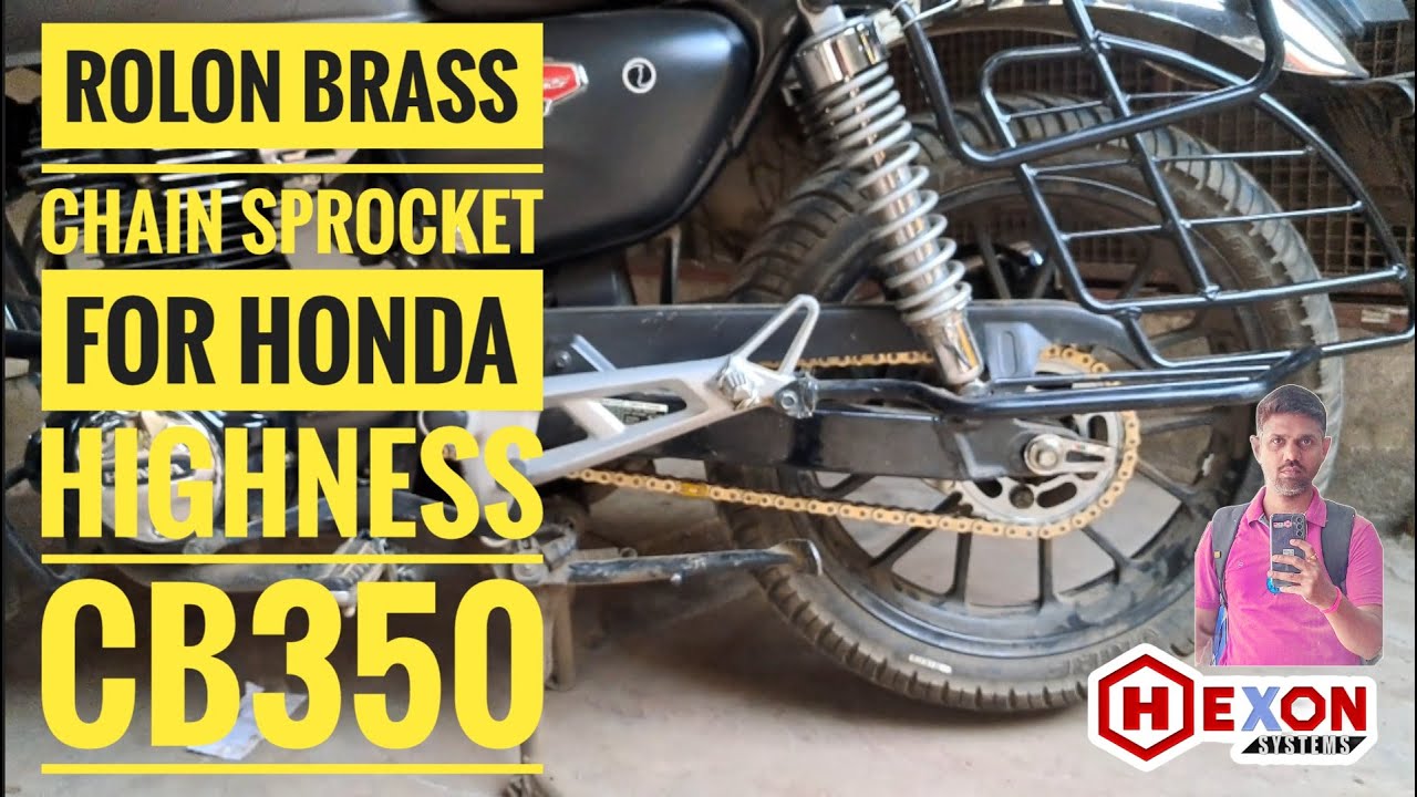 HONDA HIGHNESS CB350 | ROLON BRASS CHAIN SPROCKET INSTALLATION