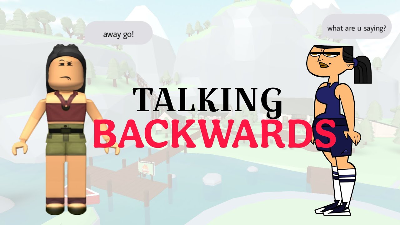 I Confused Everyone by Speaking BACKWARDS 🤯”| Total Roblox Drama