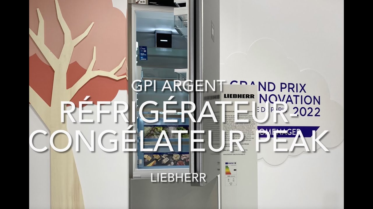 Le réfrigérateur-combiné CBNstd 579i Liebherr reçoit l'argent au Grand Prix de l'Innovation 2022