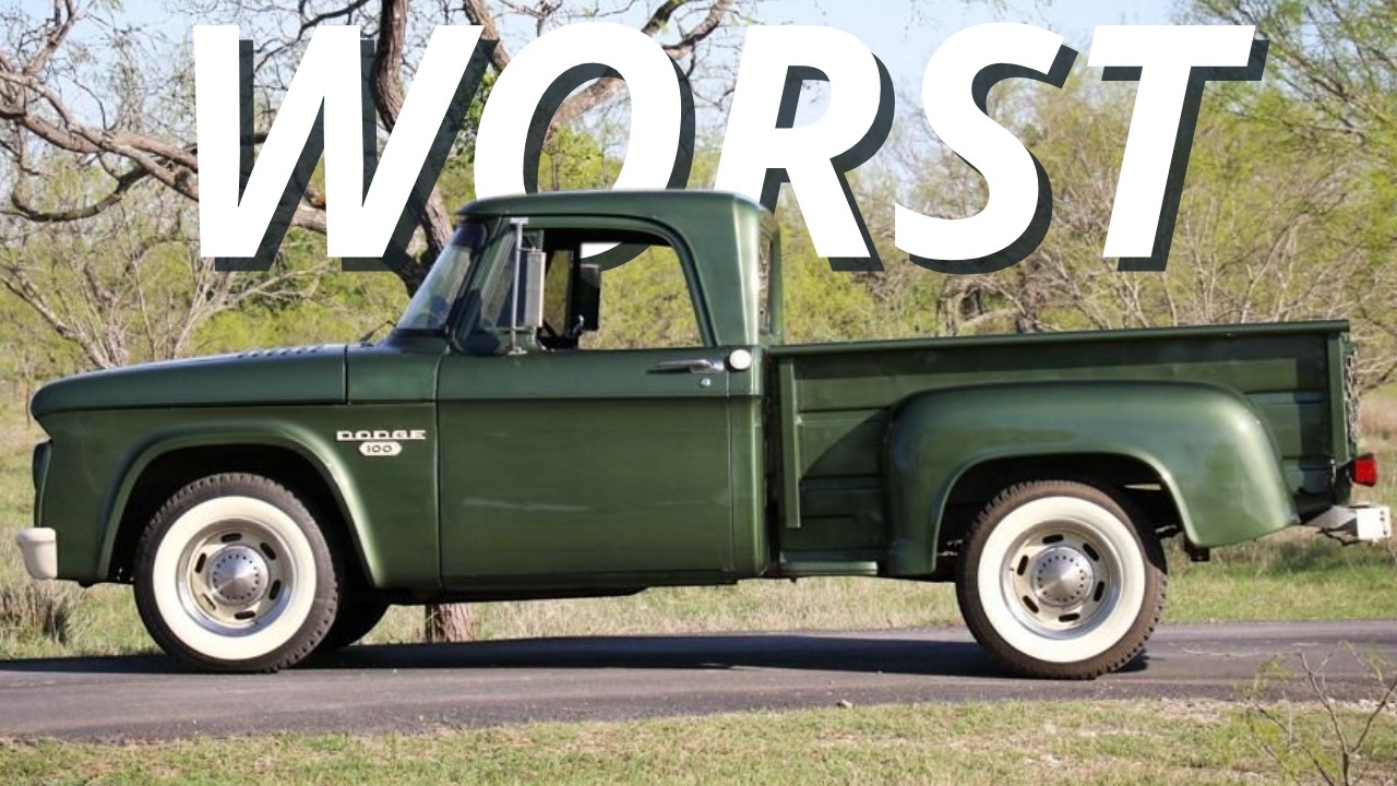 8 WORST Pickup Trucks of the 1960s!