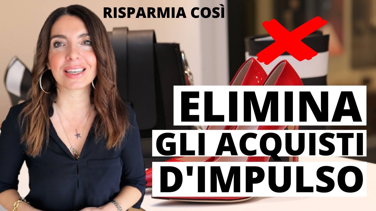 FINANZA PERSONALE: RISPARMIARE VELOCEMENTE EVITANDO GLI ACQUISTI D'IMPULSO