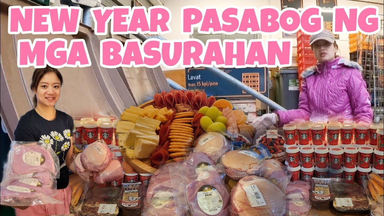 GRABE ANG PASABOG SALUBONG SA NEW YEAR MR. BIN | DUMPSTER DIVING IN FINLAND |THAI-FINNISH