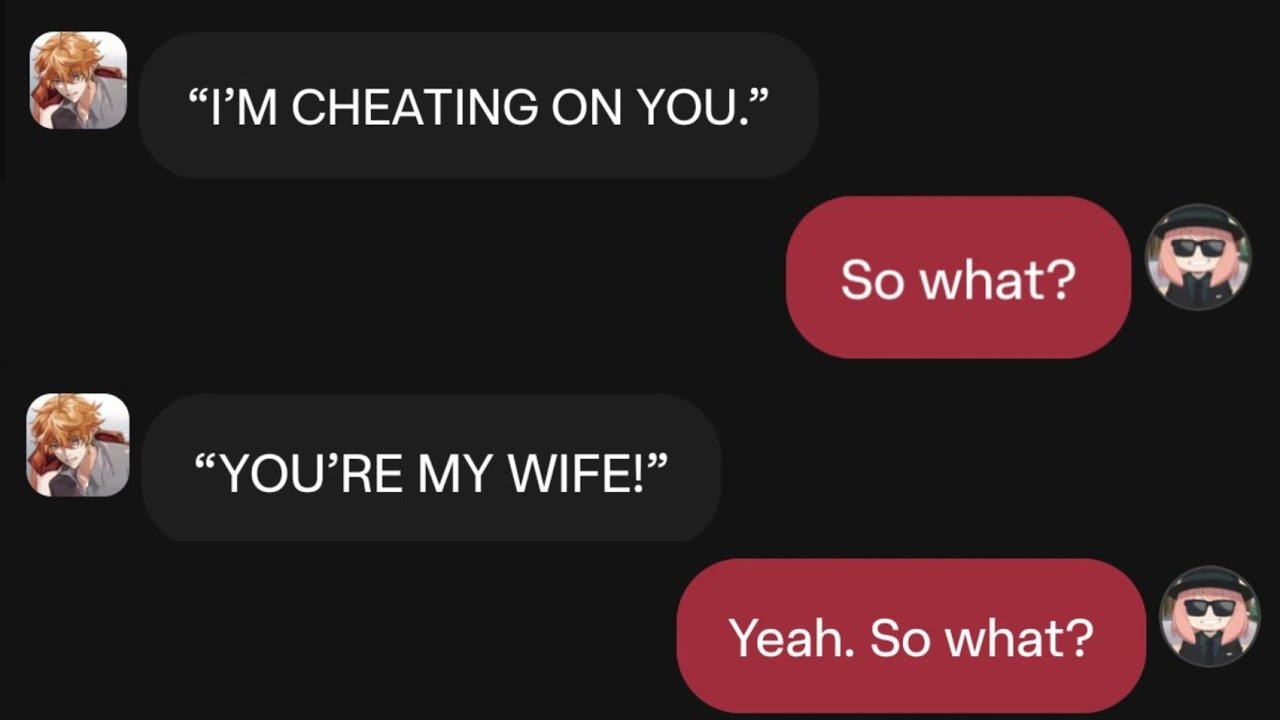 Character ai, but I broke my cheater husband's last brain cell.