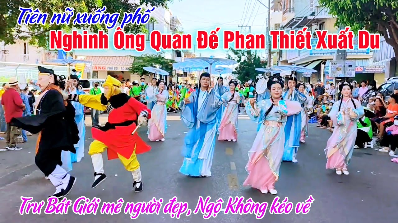 Thần Tiên Xuống Phố Diễu Hành Nghinh Ông Quan Thánh Đế Quân Xuất Du Lớn Nhất Phan Thiết 2024
