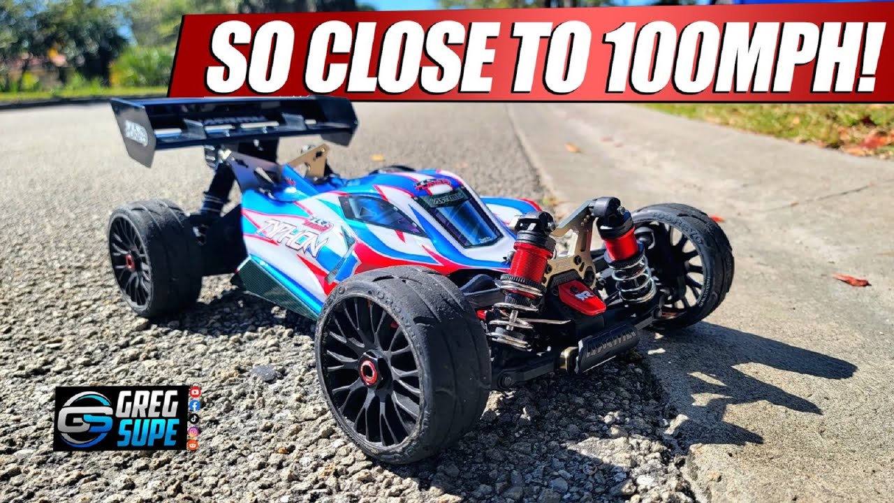Typhon TLR First Speed run | So close to that 100mph