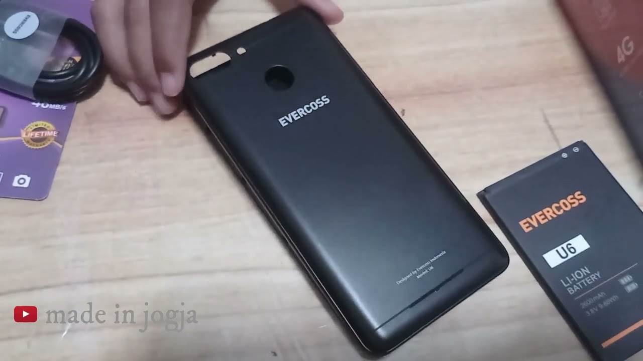 Handphone android 300 ribu baru gress!! Evercoss Xtream 1 Plus U6
