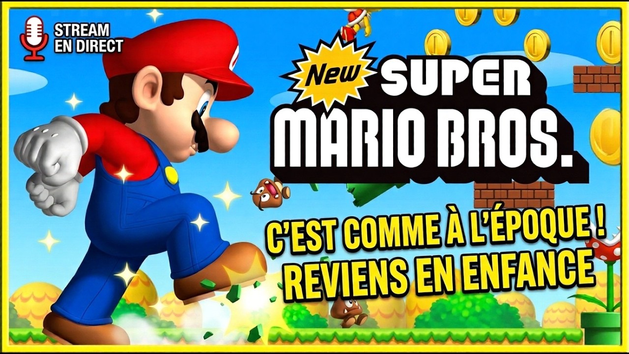 🇫🇷【NSMB. DS🔴】C'EST PARTI POUR REDÉCOUVRIR NEW SUPER MARIO BROS. DS !!