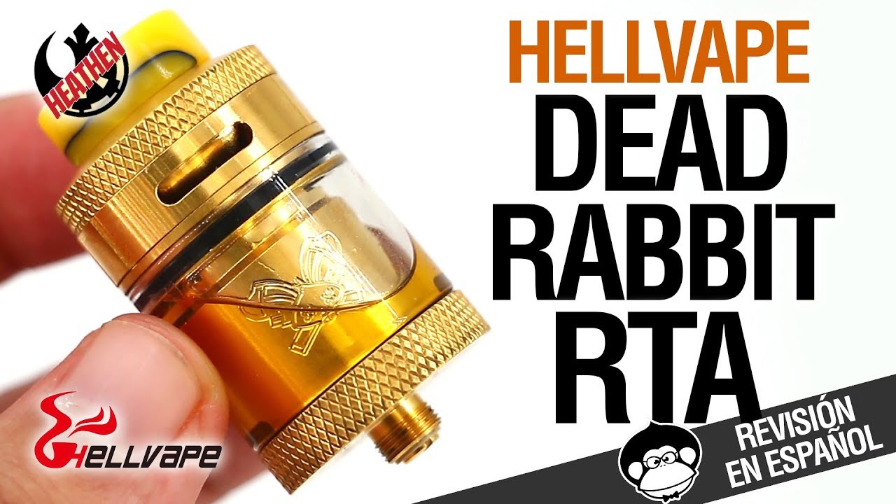 Hellvape DEAD RABBIT RTA by Heathen / VUELVE EL CONEJITO MUERTO / revisión